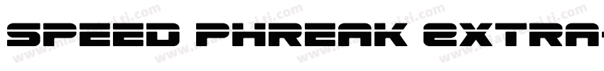 Speed Phreak Extra-Condensed字体转换